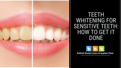 Teeth whitening for sensitive teeth